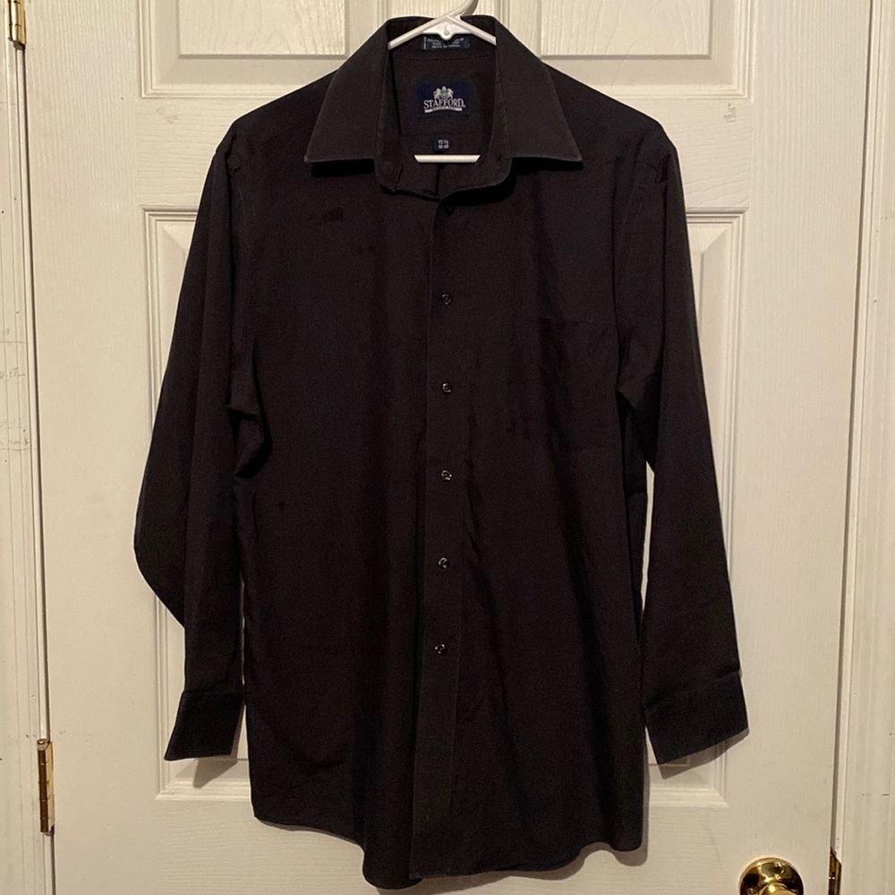 Mens Stafford button down shirt size 15 1/2 32-33